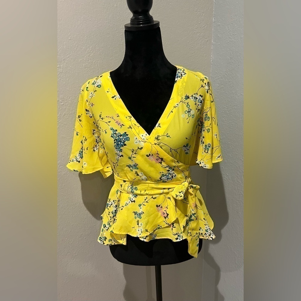 COPY - The loft petites wrap top